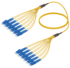 12FO LC/UPC-LC/UPC Câble à Fibre Optique Pré-Terminé OS2 G.657.A2 3.0mm 10m Yellow