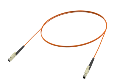 E2000/PC-E2000/PC Fiber Patch Cords simplex OM2 G.651.1 2.8mm 3m Orange