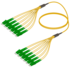 12FO LC/APC-LC/APC Cable de fibra preterminado OS2 G.657.A2 3.0mm 10m Amarillo