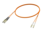 Jarretière Optique duplex E2000/PC-LC/PC OM2 G.651.1 2mm 2m orange