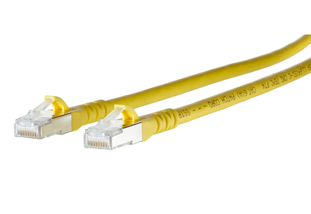 Cat 6A RJ45 Ethernet Cable Patch Cord AWG 26 40.0 m yellow
