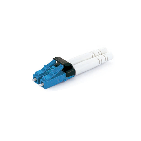 Mini LC/UPC Fiber Optic Connector Duplex SM 5.25 Body&Cap Blue