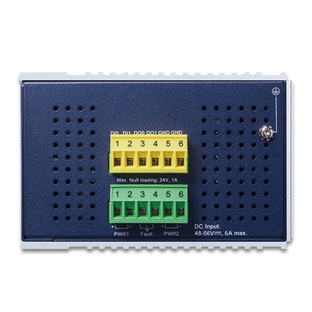 Industrial L2+ 4-Ports 10/100/1000T 802.3bt PoE + 1-Port 10/100/1000T + 2-Ports 100/1000X SFP Managed Switch
