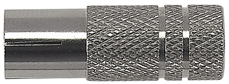 IEC-Koax-Kupplung axial Vollmetall auf Kabel aufschraubbar CKK00600