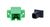 Extralink SC/APC | Adapter | Single Mode, Simplex, green