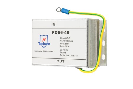 POE6-48 | Protector contra sobretensiones PoE | 1000 Mbps