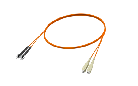 FC/PC-SC/PC Fiber Patch Cords duplex OM2 G.651.1 2mm 1m Orange
