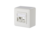 Keystone wall outlet AP 2 port pure white unequipped