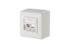 Keystone wall outlet AP 2 port pure white unequipped