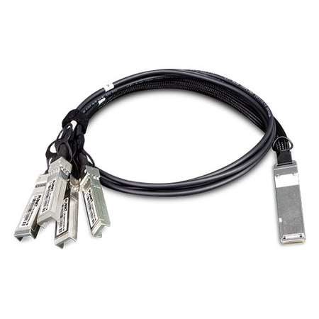 40G QSFP+ to 4 10G SFP+ Direct Attached Copper Cable - 1M