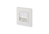 Keystone wall outlet UP 2 port pure white unequipped