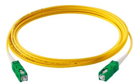 SC/APC-SC/APC Fiber Patch Cord Duplex SM OS2 G.657.A2 GigaLine® OLS 1m
