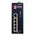 Industrial 5-Ports 10/100TX Ethernet Switch with 4-Ports 802.3at PoE+