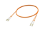 Jarretière Optique duplex LC/PC-LC/PC OM2 G.651.1 2mm 6m orange