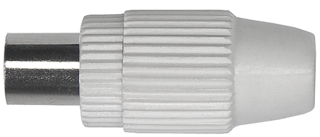 IEC-Koax-Stecker mit Schraubanschluss Metall/Kunststoff CKS00100