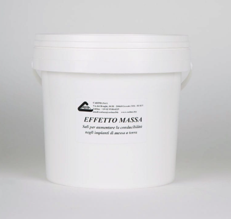 Mass Effect salts to improve soil conductivity in earthing systems Pail of 4kg