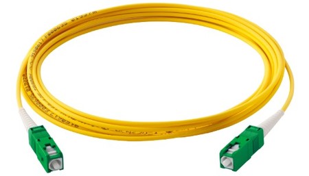 SC/APC-SC/APC Fiber Patch Cord Duplex SM OS2 G.657.A2 GigaLine® OLS 5m