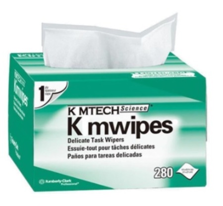 Toalhetes de limpeza de fibra Kimwipes