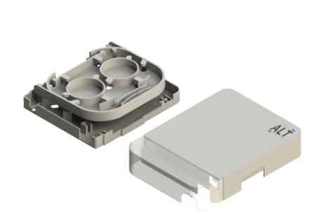 Roseta Para Fibra Óptica Con Tapa Transparente Incluye Adaptador Y Pigtail SC/APC