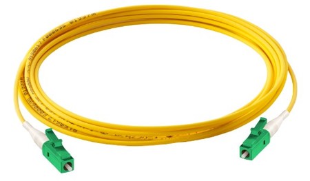 LC/APC-LC/APC Fiber Patch Cord Duplex SM OS2 G.657.A2 GigaLine® OLS 0.5m
