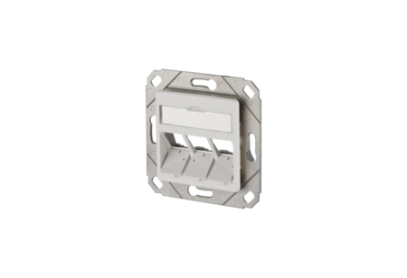 Keystone wall outlet UPk 3 port pure white unequipped