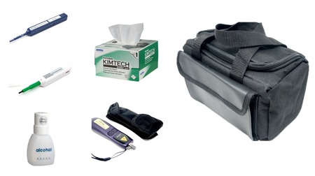 Kit d'outils de nettoyage à fibre optique