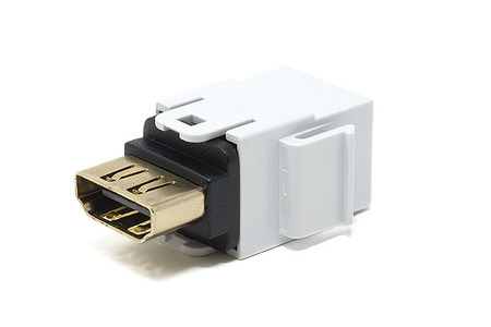 HDMI Keystone Adapter White