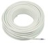 Cable RG59 80% TRI-SHIELD White color, 100 mt