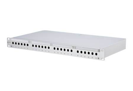 OpDAT PF FO Patch Panel unequipped for 24xST-S gray