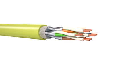 Cable de par trenzado MegaLine® G12-150 S/F Cca Cat7A