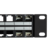 Panel Keystone para 48 conectos/acopladores Keystone, sin blindaje, negro, vacío - NK4045