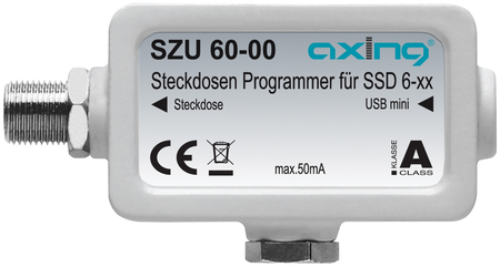 Antenna wall outlet programmer for SSD 6-xx SZU06000