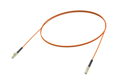 LC/PC-LC/PC Fiber Patch Cords simplex OM2 G.651.1 2mm 3m Orange