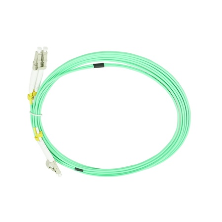 LC/PC-LC/PC Fiber Optic Patch Cord Duplex MM OM3  LSZH 32m Aqua