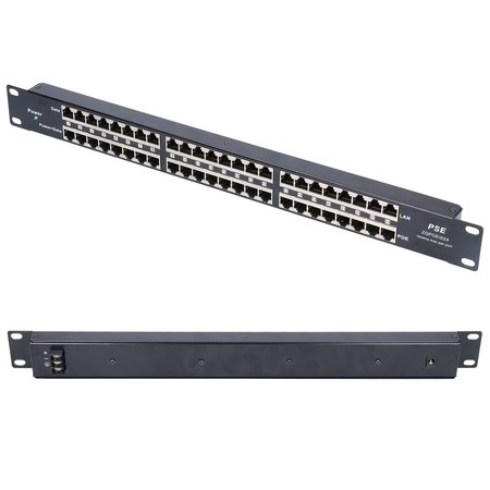 Extralink 24 ports | Injecteur PoE | RJ45 24 x 100 Mo/s, montage en rack