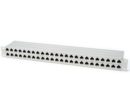 1U 48 Ports Cat.6A Patch Panel Punch Down 