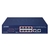 8-Ports 10/100/1000T 802.3at PoE + 2-Ports 10/100/1000T Desktop Switch (120 watts)