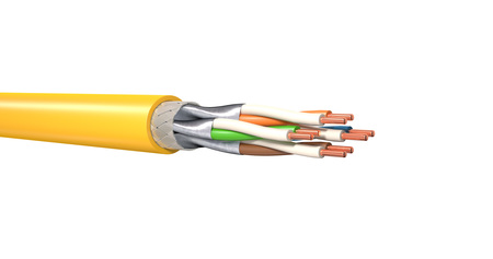 Cable de par trenzado MegaLine® E5-70 S/F Dca Cat6A