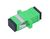 Extralink SC/APC | Adapter | Singlemode, Simplex, grün