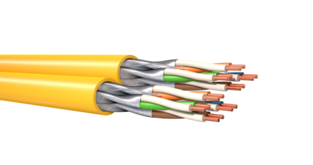 Twisted Pair Cable MegaLine® E5-60 U/F Dca Cat6A