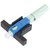 Conector Fibra Óptica SC/UPC Simplex SM 3.0mm Flange 1 Peça Azul