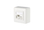 Modul wall outlet AP 2 port pure white unequipped