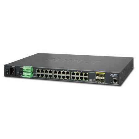 Industrial L2+ 20-Ports 10/100/1000T + 4-Ports TP/SFP Combo Managed Ethernet Switch