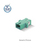 SC/UPC Fiber Optic Adapter  w/ Flange 1pc Simplex Zirconia Sleeve Aqua
