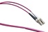 LC/PC-LC/PC Fiber Patch Cord Duplex MM OM4 I-V(ZN)HH Fig.O 10m Heather Violet