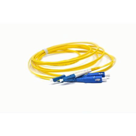 LC/UPC-SC/UPC Fiber Patch Cord Duplex SM G.657.A2 2.0mm 3m Yellow