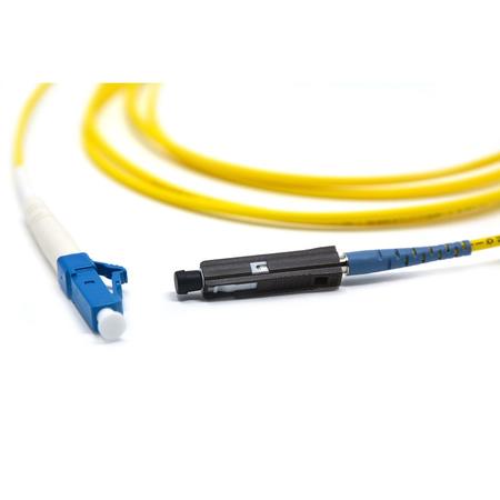 LC/UPC-MU/UPC Fiber Patch Cord Simplex SM G.657.A2 2.0mm 1.5m Yellow