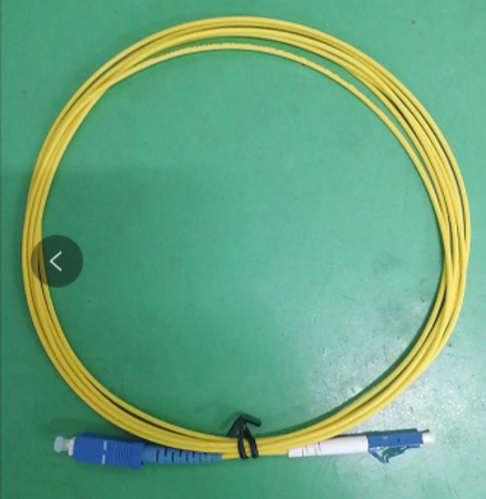 LC-SC Fiber Patch Cord Simplex SM 2.0 mm yellow 10m 