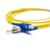 SC/UPC-FC/UPC Fiber Patch Cord Simplex SM G.657.A2 2.0mm LSZH 2m Yellow