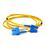 SC/UPC-SC/UPC Fiber Patch Cord Duplex SM 2.8mm 2m Yellow